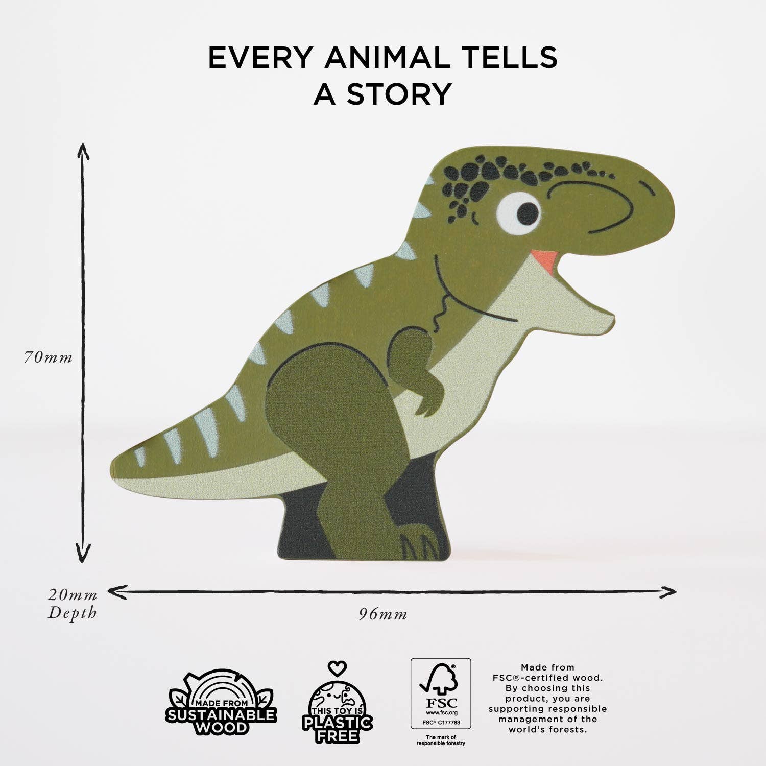 Jurassic Stacking Dinosaurs & Bag