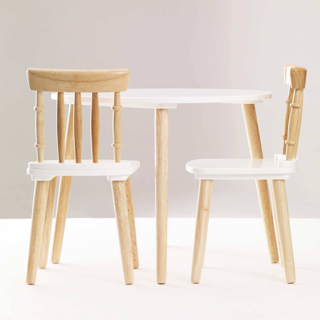Children’s Wooden Table & Chairs