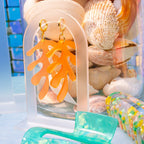 Happy as a Clam Beach Earrings