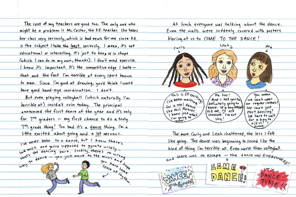 Amelia's 7th-Grade Notebook by Marissa Moss