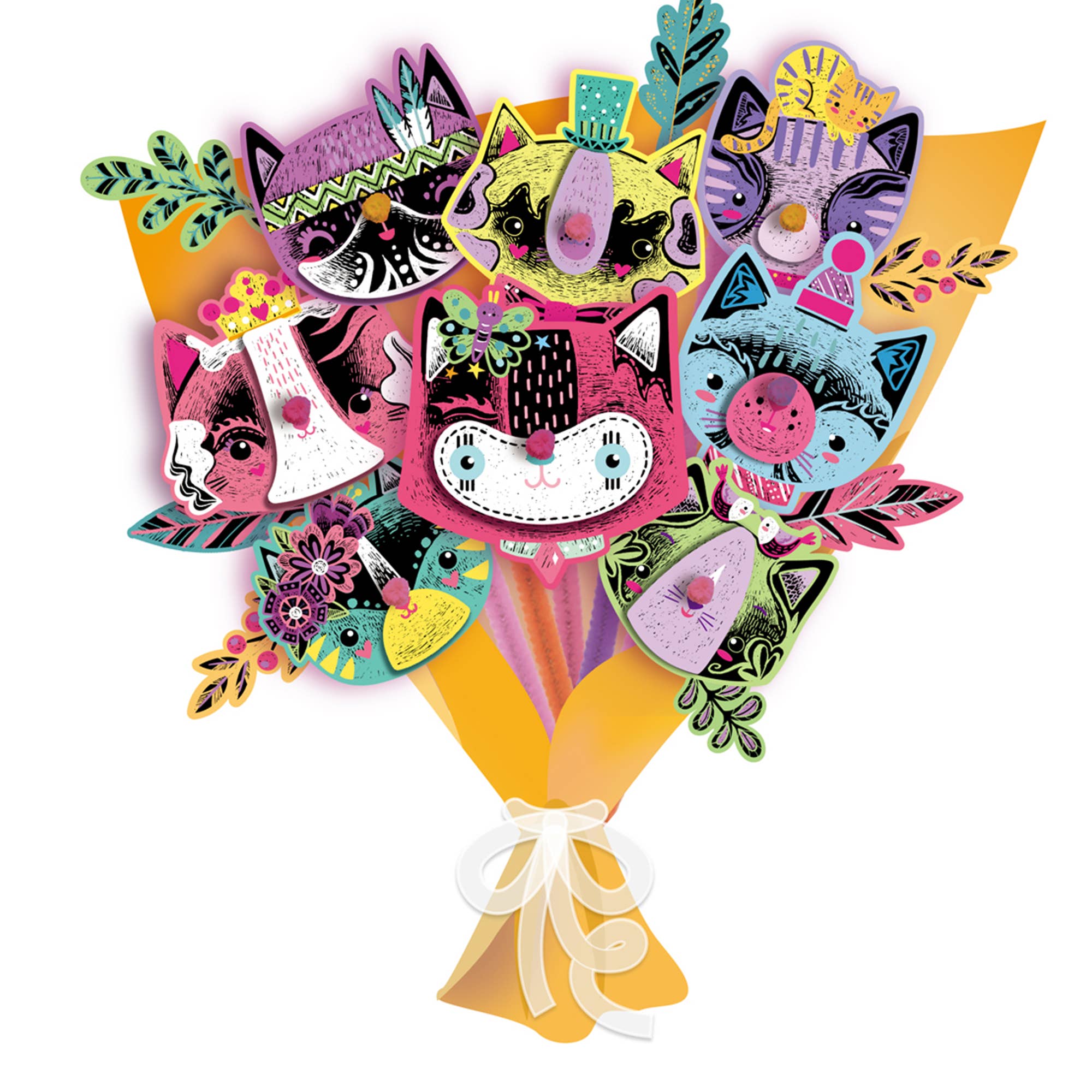 Avenir - Scratch Bouquet KITTY