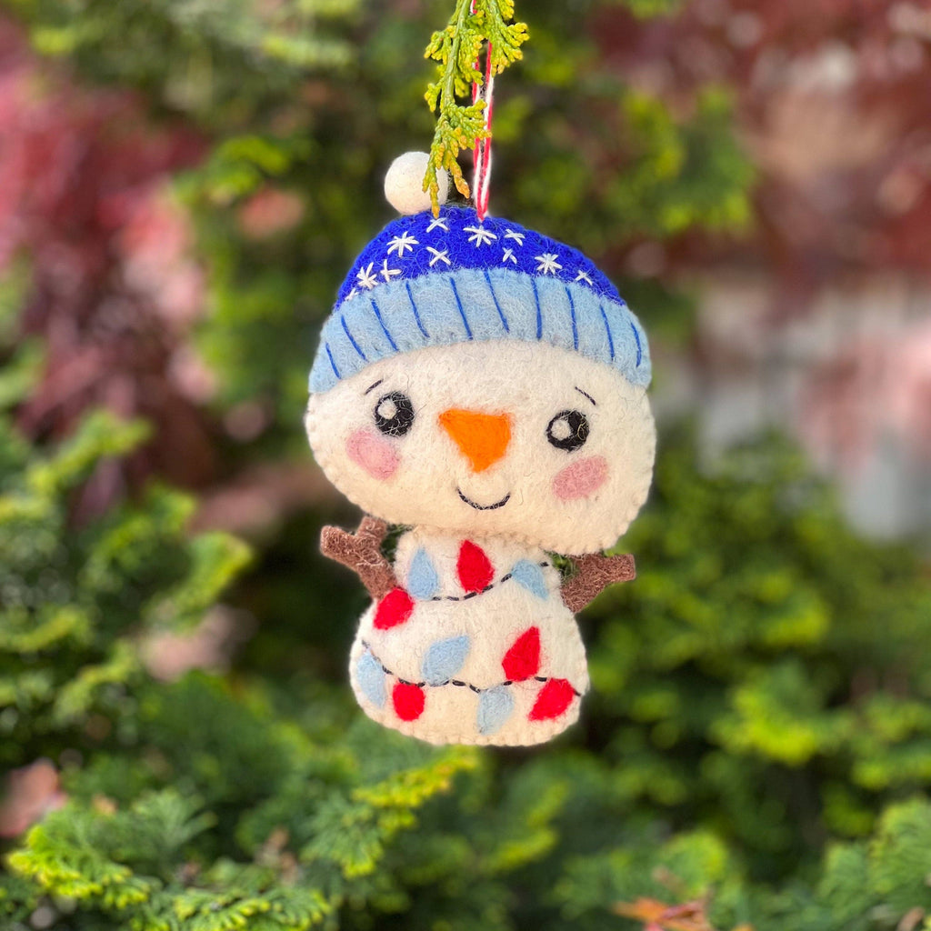 Felt Ornament Snowman