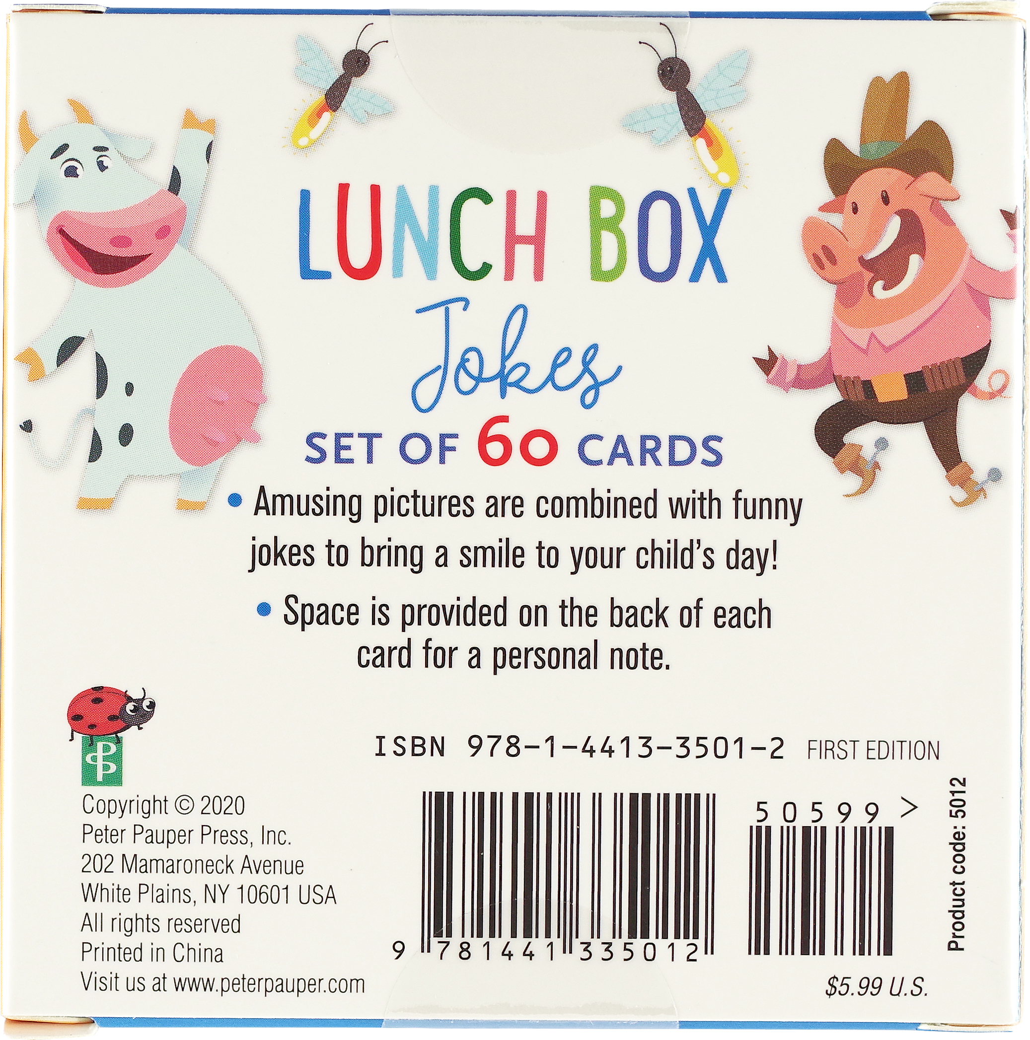 Lunch Box Jokes for Kids (Set of 60 Cards)