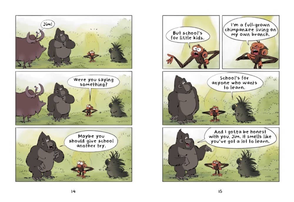 Grumpy Monkey School