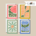 Floral Block Print Blank Cards | Boxed Set