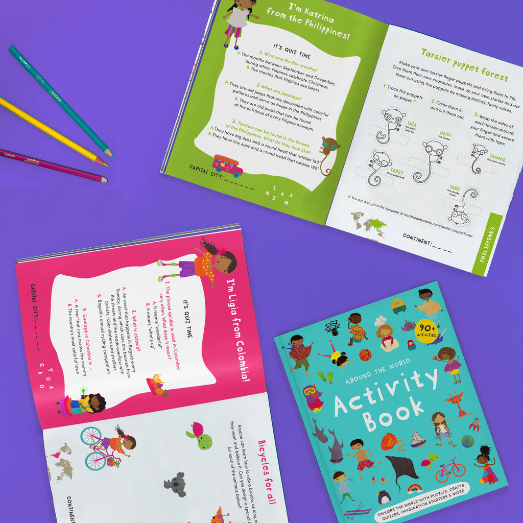 Around the World Kids Activity Book | Bookish Spring Gift