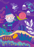 Avenir - Scratch Art Book Medium ELVES IN THE GARDEN