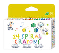 Haku Yoka - Spiral Crayons 24 COLORS