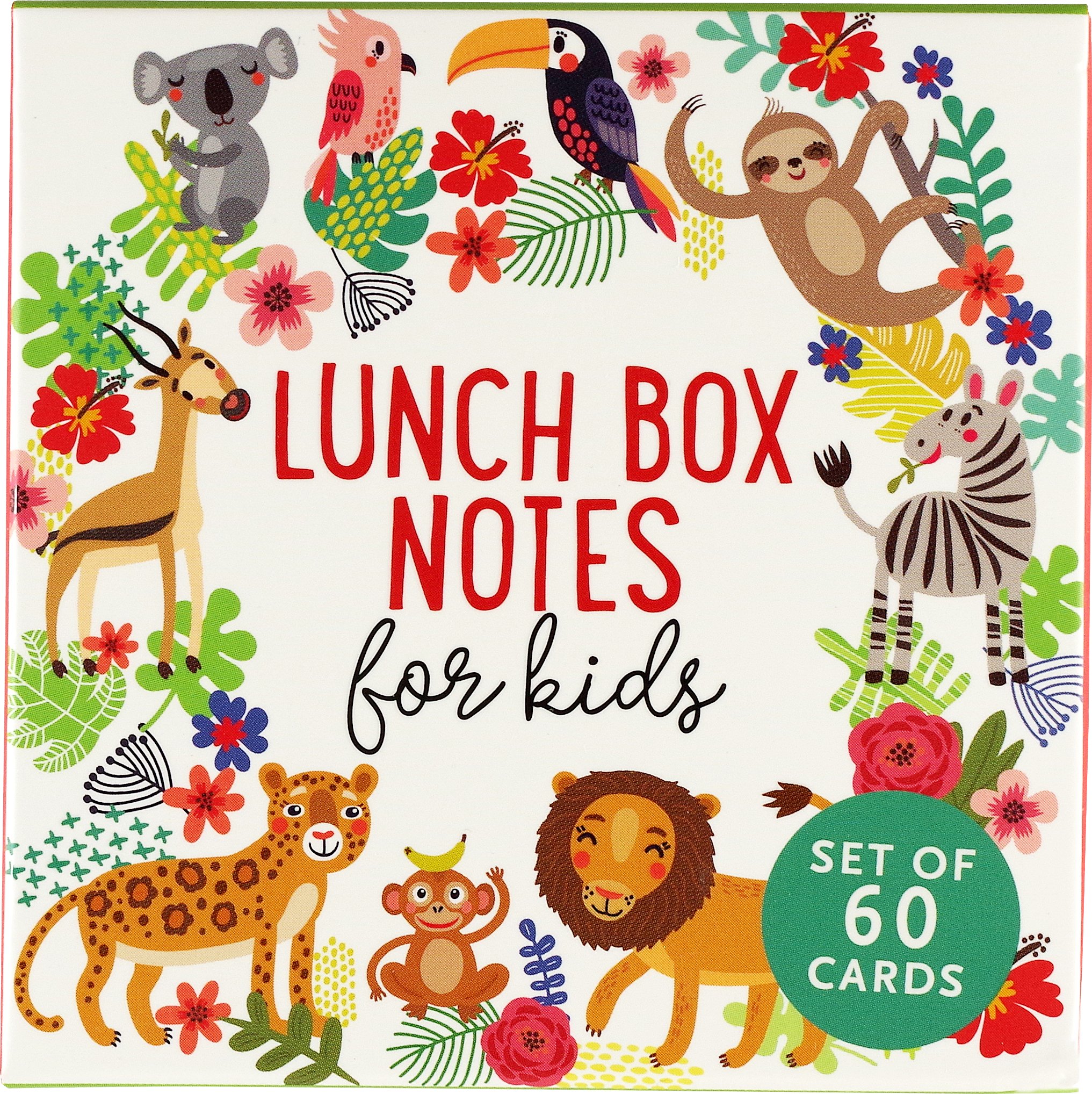 Lunch Box Notes for Kids (Set of 60 Cards)