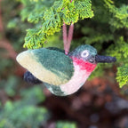 Felt Ornament Tuft Hummingbird