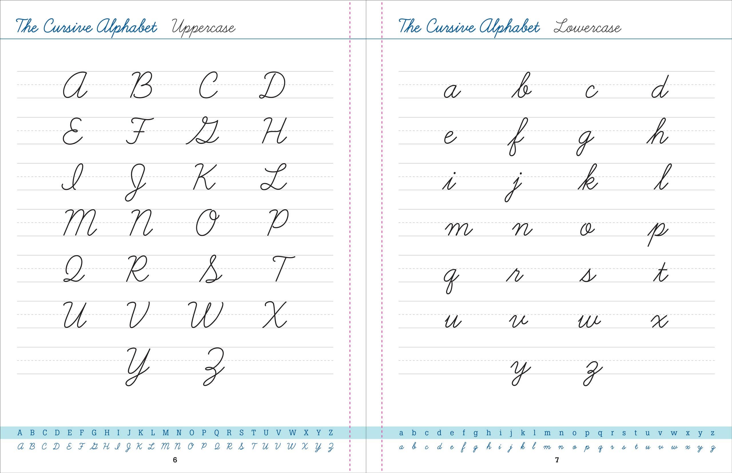 Cursive Handwriting Workbook for Teens and Young Adults