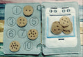Learn to count  - Toddler quiet book page - toddler busy book - counting from 1 -10 page - learning page - number page - busy book