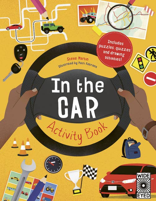 Car Activity Book: Puzzles, Quizzes, And Drawing Activities