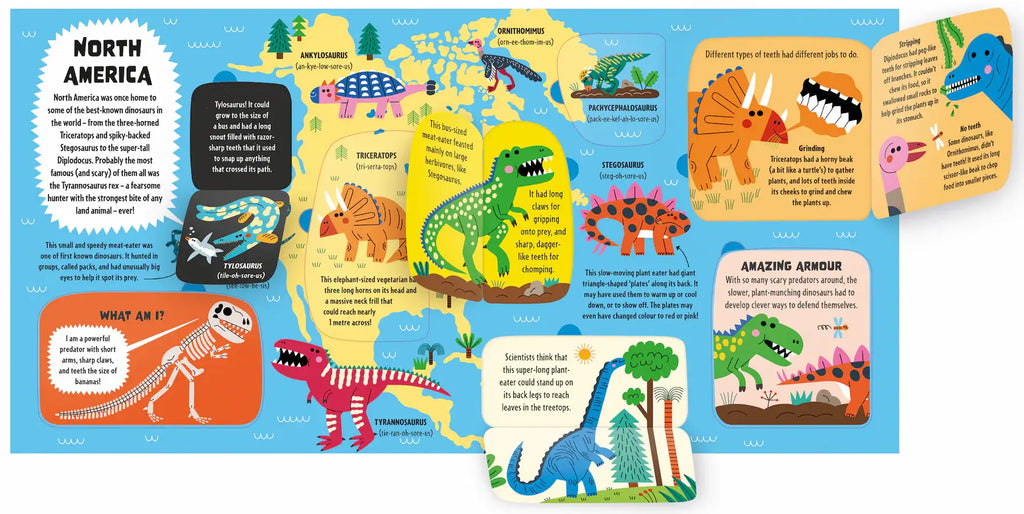 Lonely Planet Kids My First Lift the Flap Dinosaur Atlas
