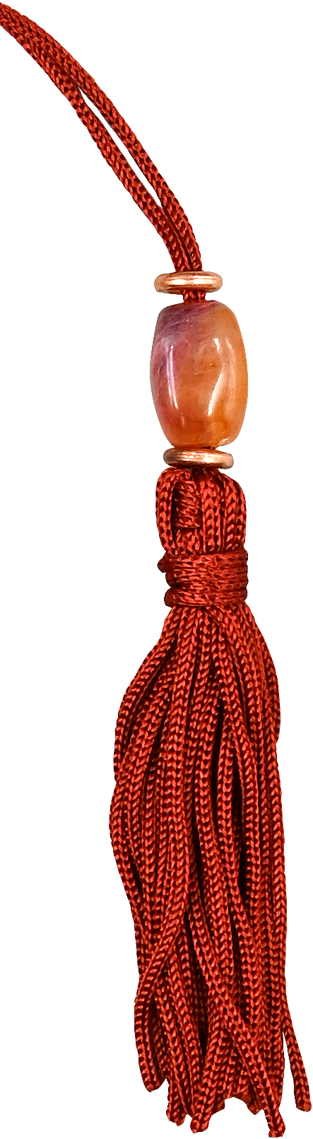 Antique Book Spine Beaded Bookmark