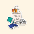 Book Bag Sticker