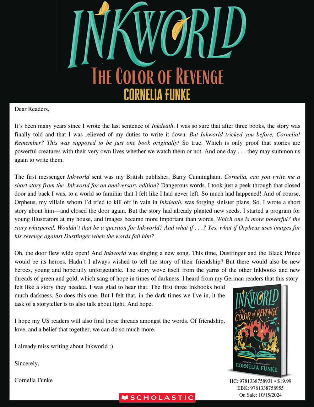 Inkworld: The Color Of Revenge