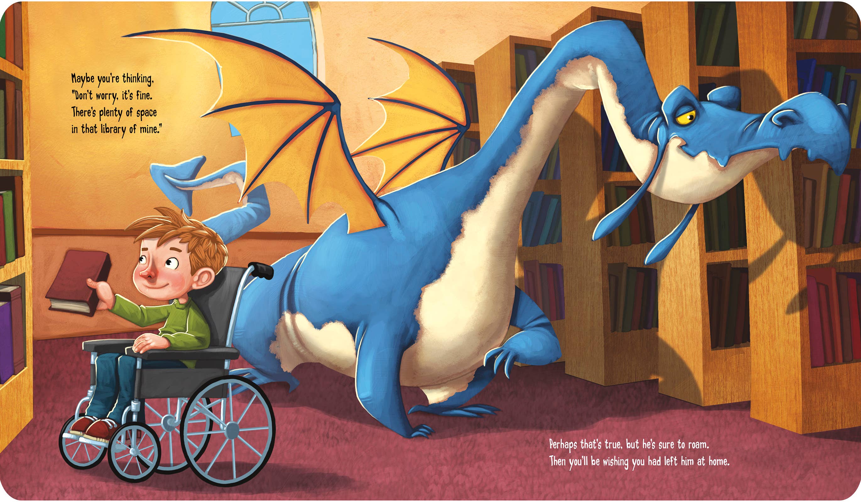Do Not Bring Your Dragon to the Library Board Book