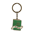 Metal Keyring – Born to Read