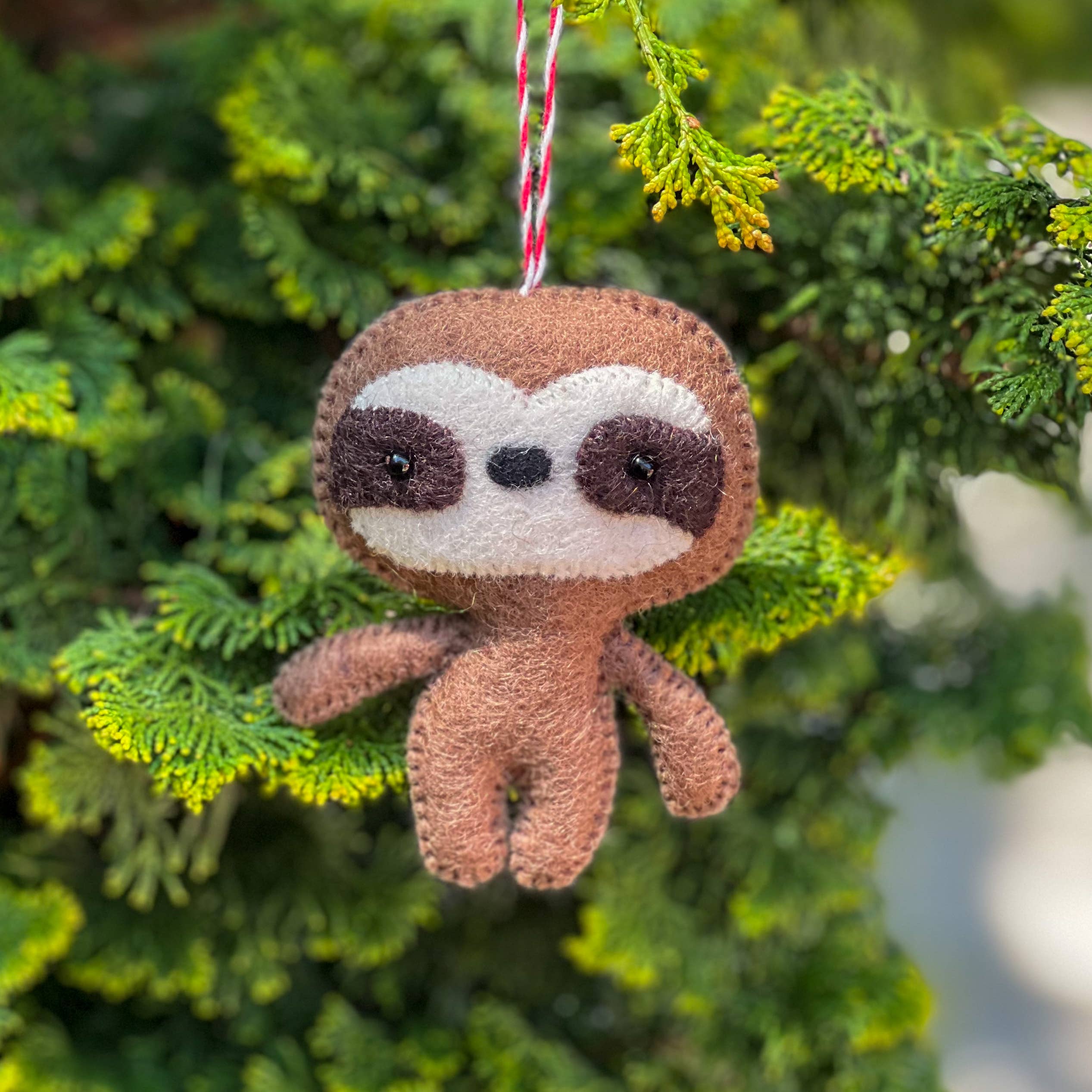 Felt Ornament Sloth
