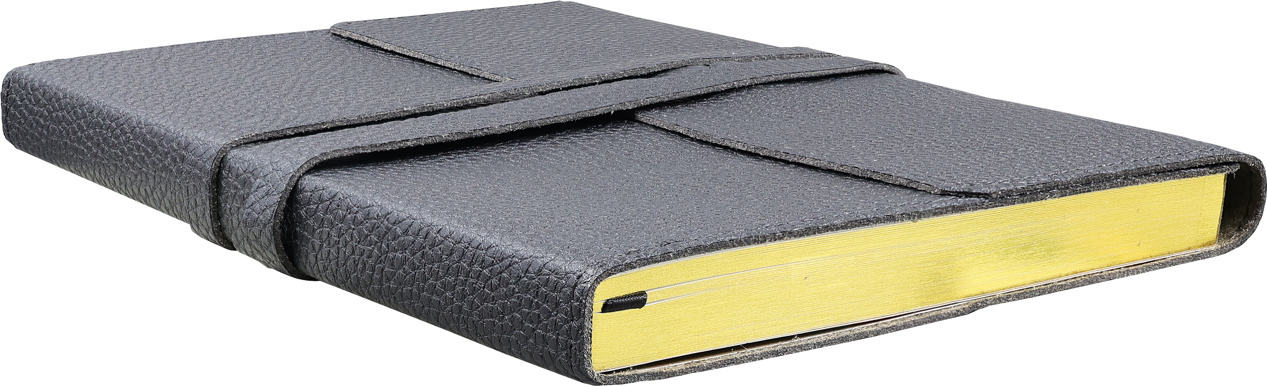 Black Leather Wrap Journal