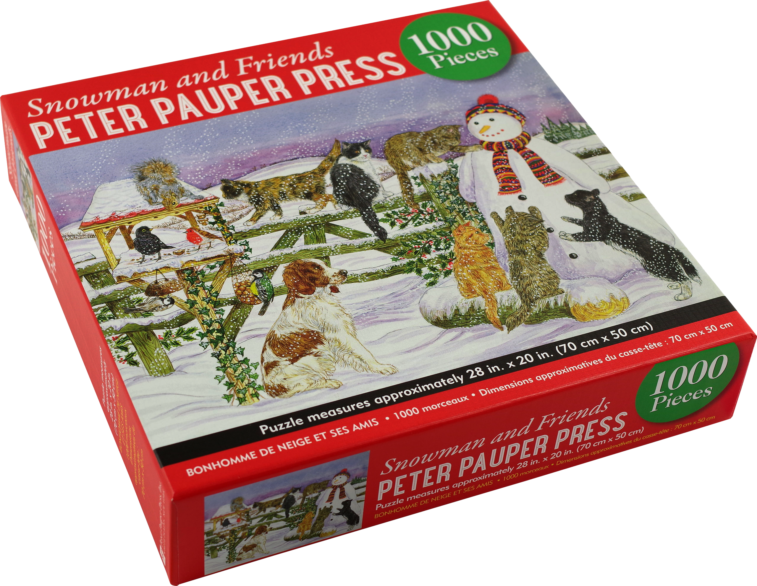 Snowman and Friends 1000 Piece Jigsaw Puzzle