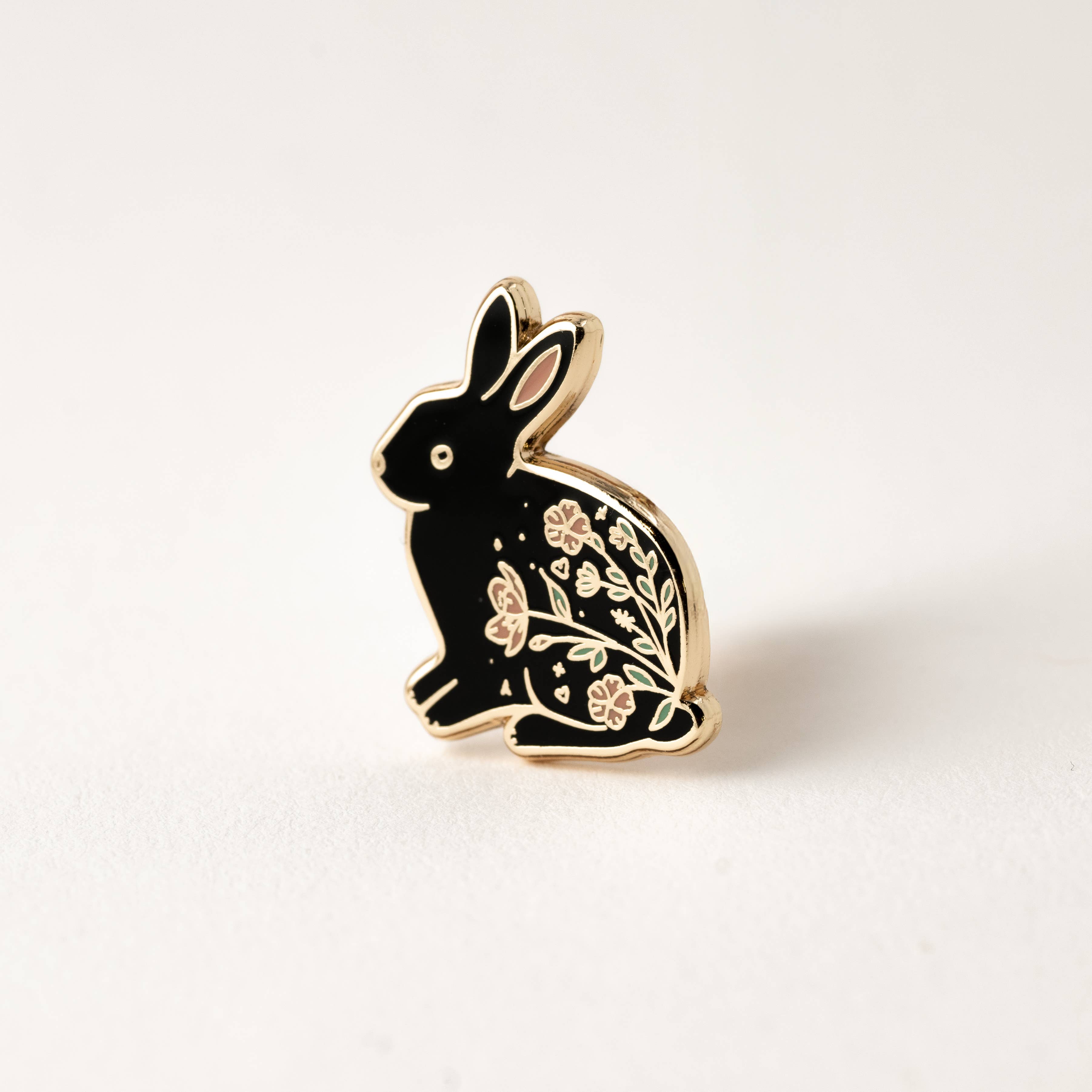 Rabbit Lapel Pin, Bunny Garden Wildlife Gifts