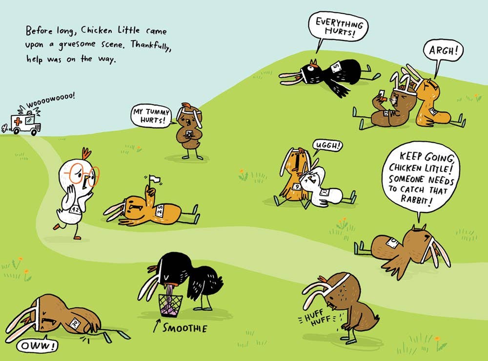 Chicken Little And The Very Long Race