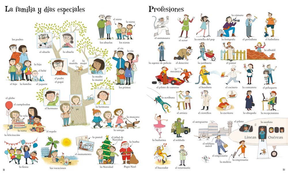 Big Book Of Spanish Words : Usborne