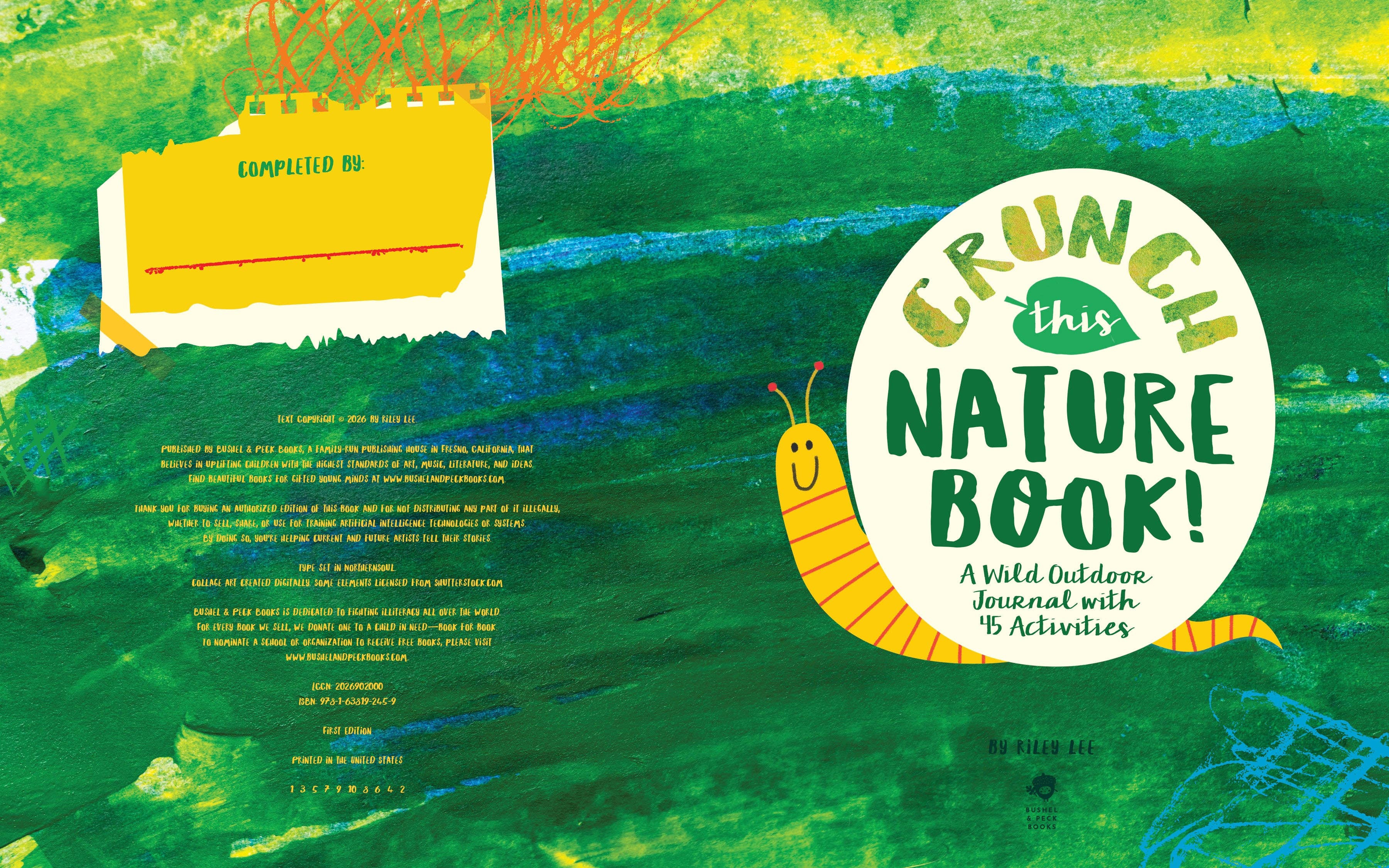 Crunch This Nature Book!  A Wild Outdoor Journal with 45 Activities