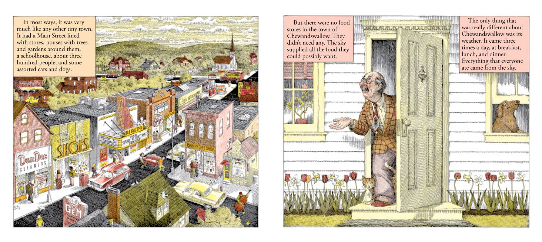 Cloudy With a Chance of Meatballs by Judi   Barrett