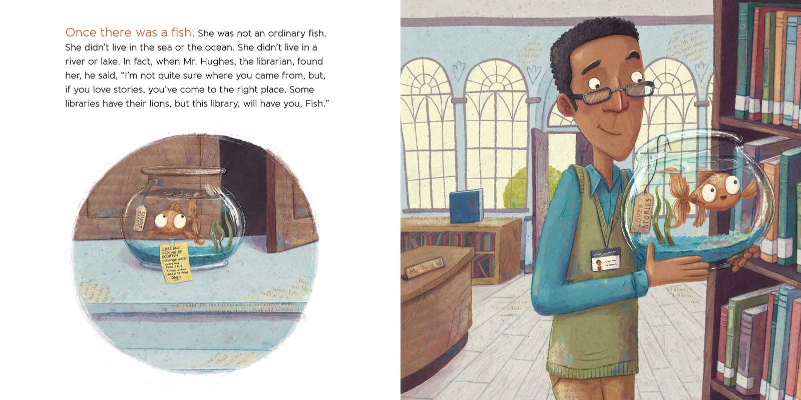 Library Fish by Alyssa Satin Capucilli