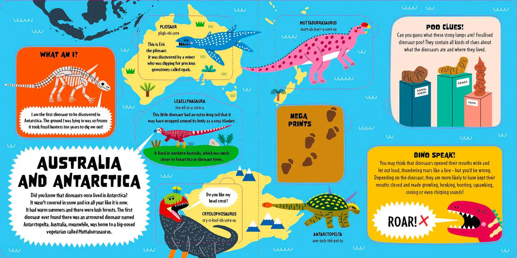 Lonely Planet Kids My First Lift the Flap Dinosaur Atlas