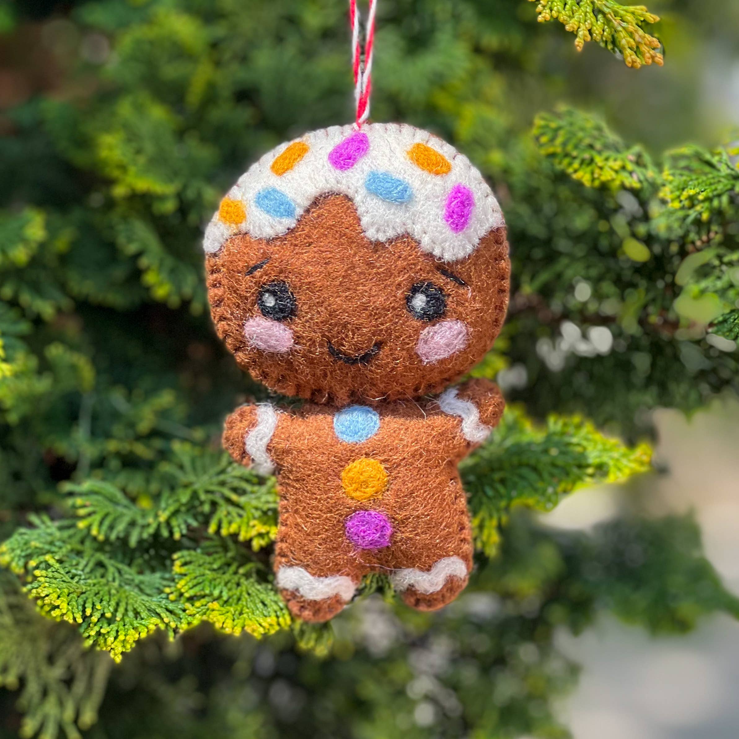Felt Ornament Gingerbread Man