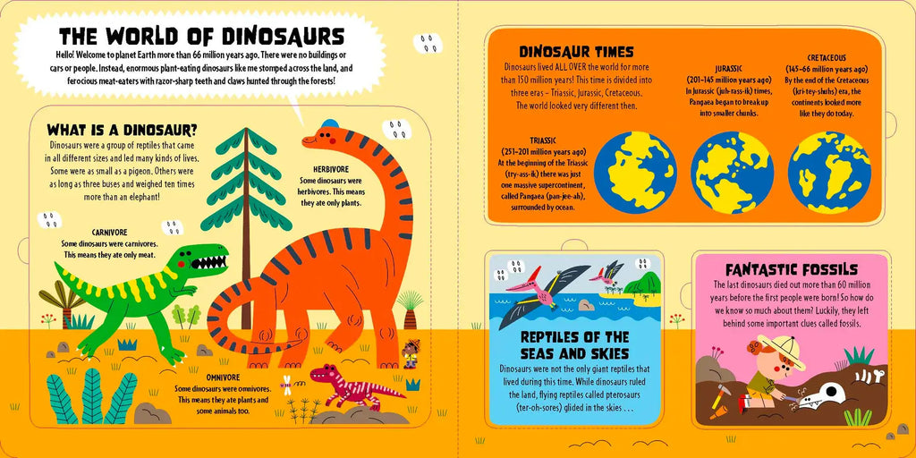 Lonely Planet Kids My First Lift the Flap Dinosaur Atlas