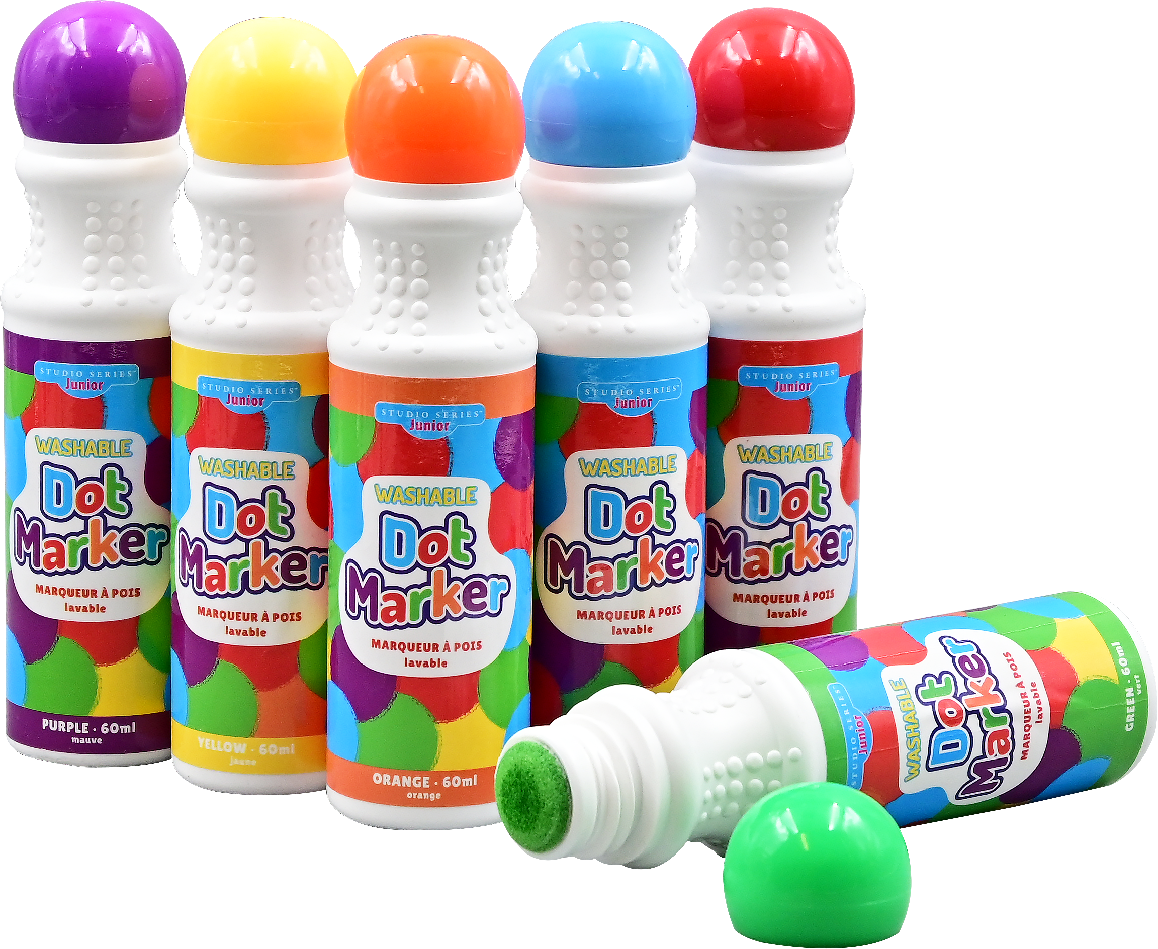 Studio Series Junior Washable Dot Markers (Set of 6)