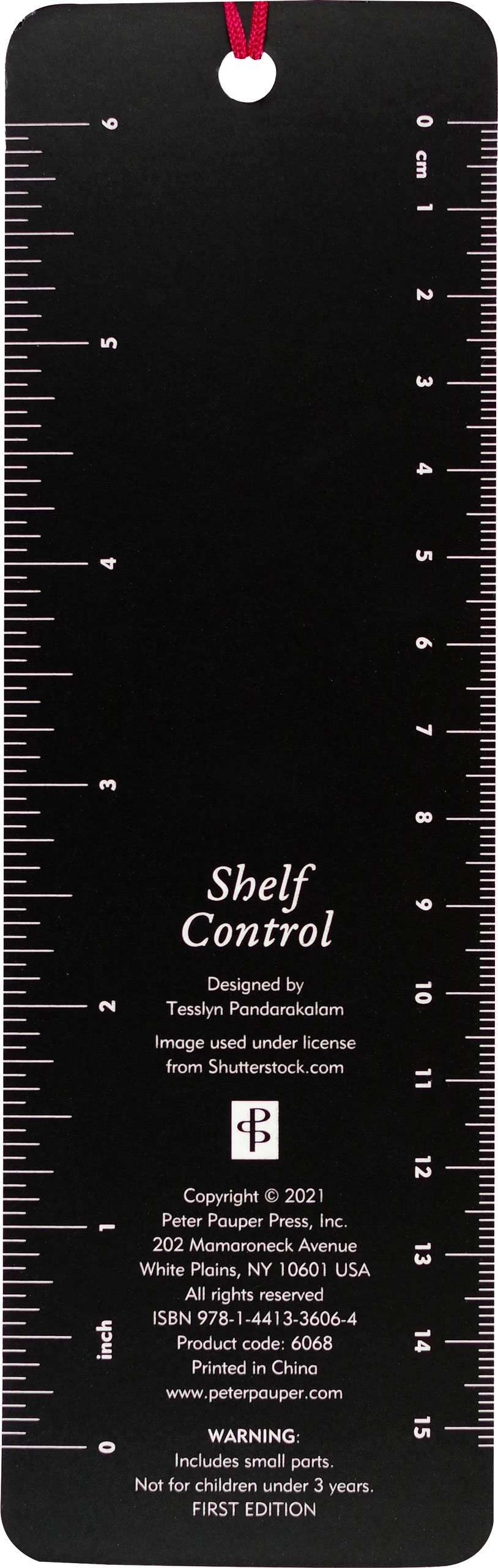 Shelf Control Beaded Bookmark