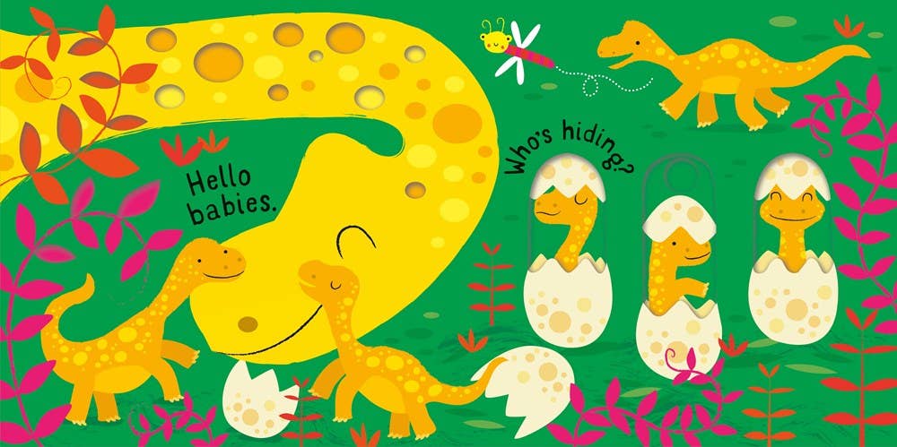 Slide And See Dinosaurs board book: Usborne