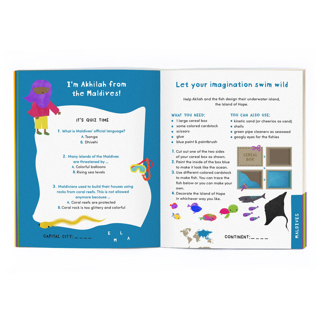 Around the World Kids Activity Book | Bookish Spring Gift