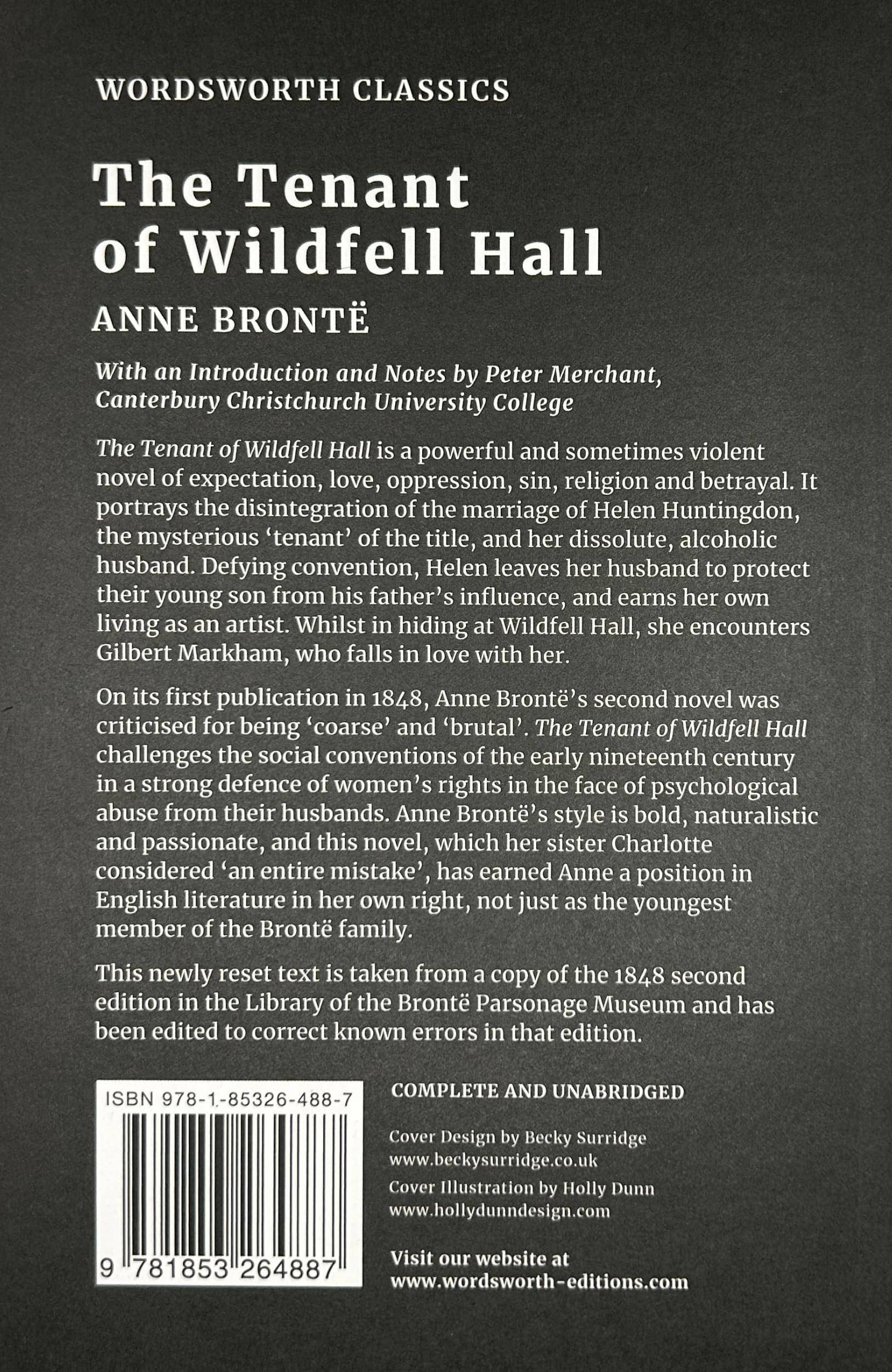 The Tenant of Wildfell Hall | Wordsworth Classic | Book
