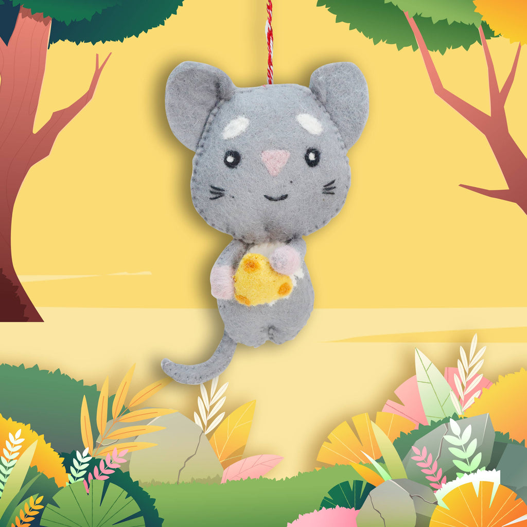 Felt Ornament Mouse