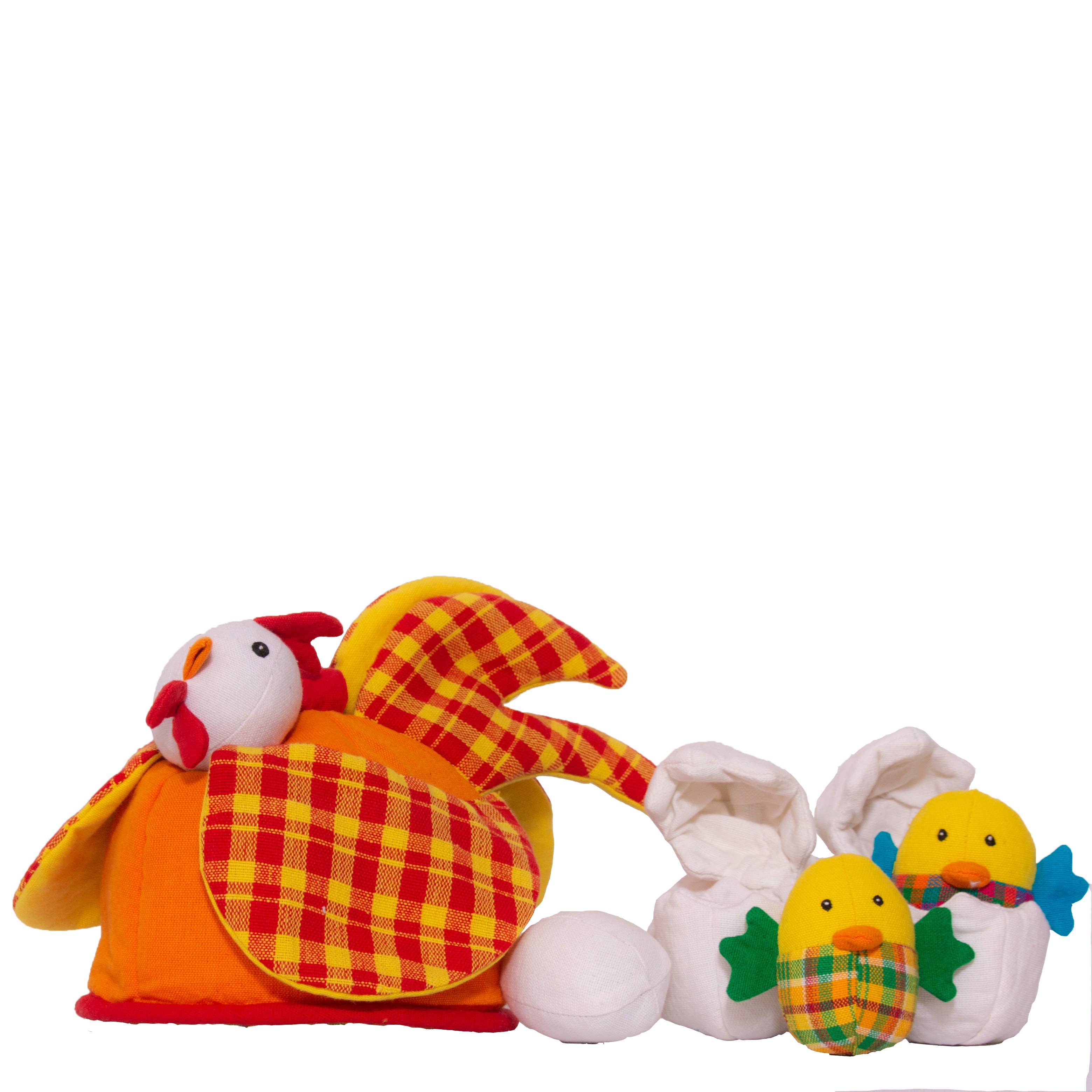 Organic Cotton Playhouse Hen and Chicks