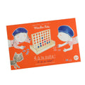 “4 in a Row” Wooden Board Game Recreational Toy