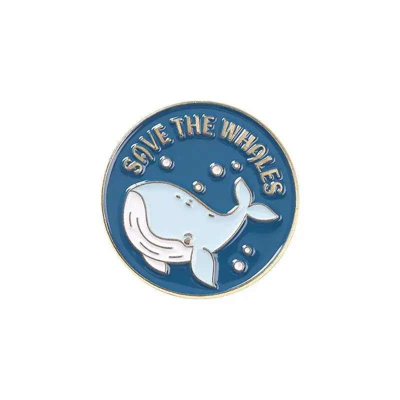 Sea Animals & Marine Enamel Pins, Marine Conservation