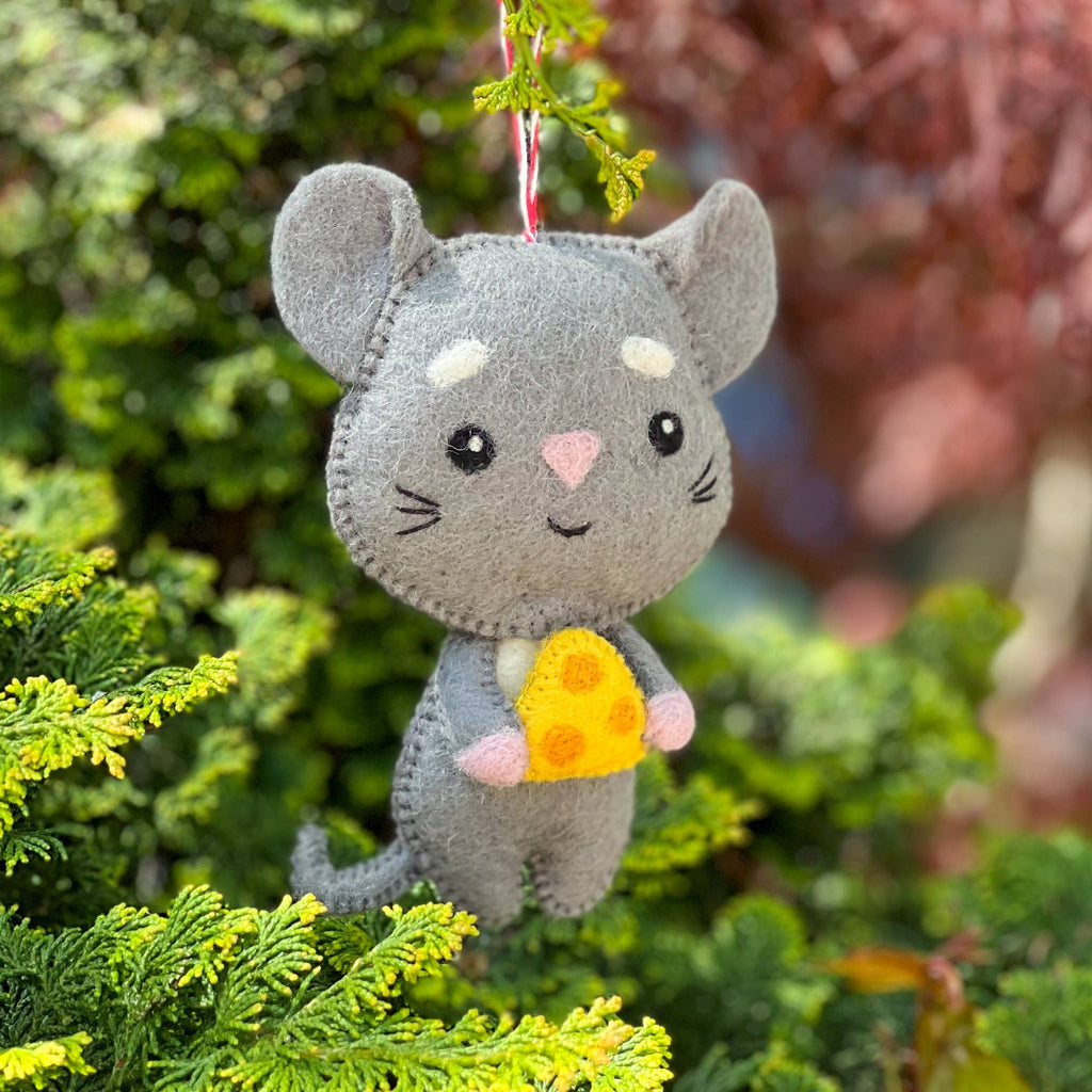Felt Ornament Mouse