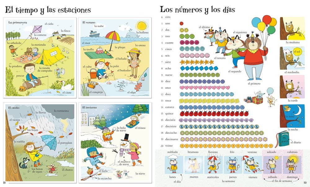 Big Book Of Spanish Words : Usborne