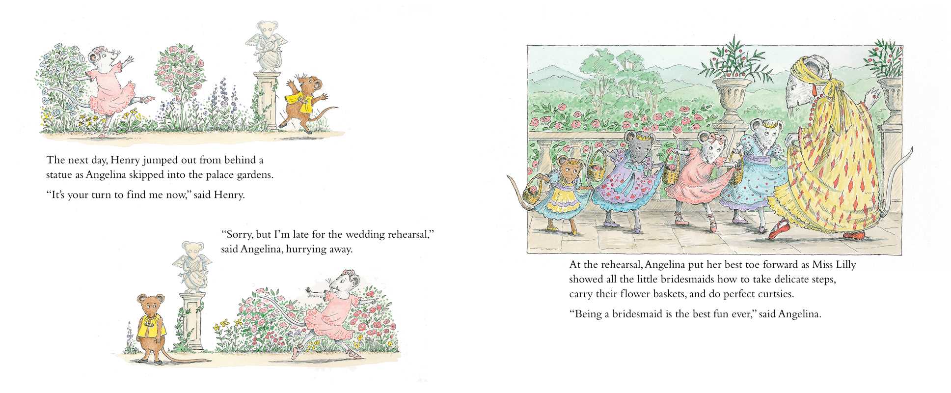 Angelina and the Royal Wedding by Katharine Holabird