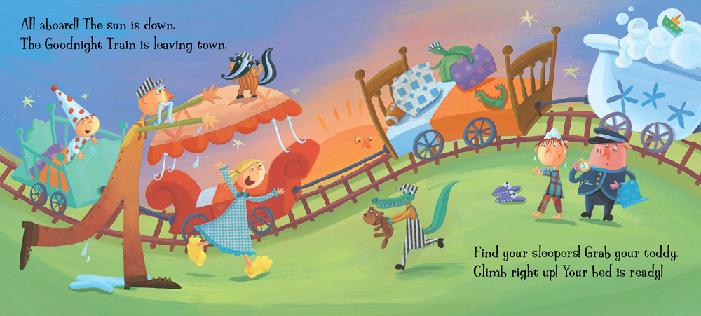 Goodnight Train Board Book, The: June Sobel