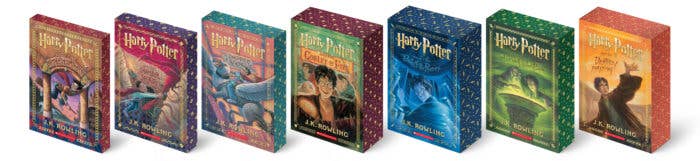 Harry Potter Boxset Books 1-7 (Stenciled Edges)