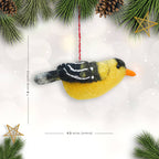 Felt Ornament Tuft Goldfinch